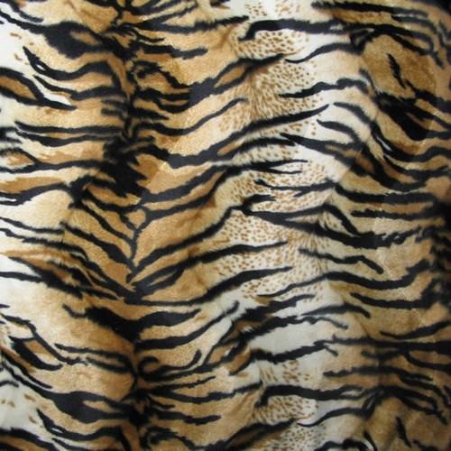 Tiger tierfellimitat fellstoff - tierfellimitat,