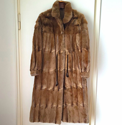 Antiker damen pelzmantel - damen,