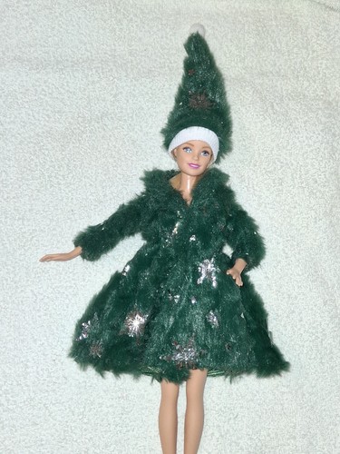Barbie mantel mütze - barbie, fell