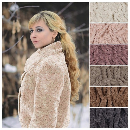 Teddystoff faux fur stoff - fur, ab