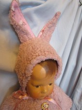 OSTERHASE Mütze rosa Webpelz