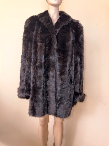 Pelzjacke nerz dunkelbraun - pelzjacke,