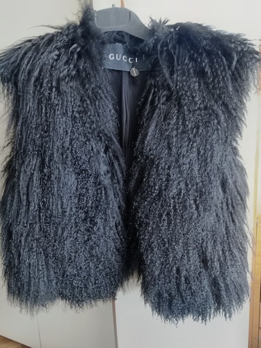 Gucci damen pelzweste schwarz - pelzweste,