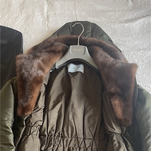 Prada damen daunenjacke grün - damen,