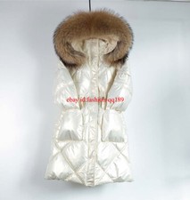 Damen Lang Steppjacke