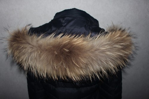 Pelzstreifen waschbär kragen - pelzstreifen,