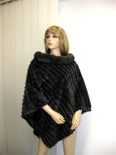 Attraktiver poncho blaufuchs - ,