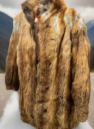 Echtpelz fuchs pelzmantel - echtpelz,